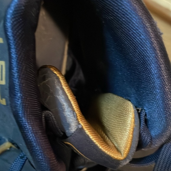 Nike Lebron Zoom Soldier Dunkman Navy Blue White Men Shoes 316643-411 Preowned - Picture 10 of 10